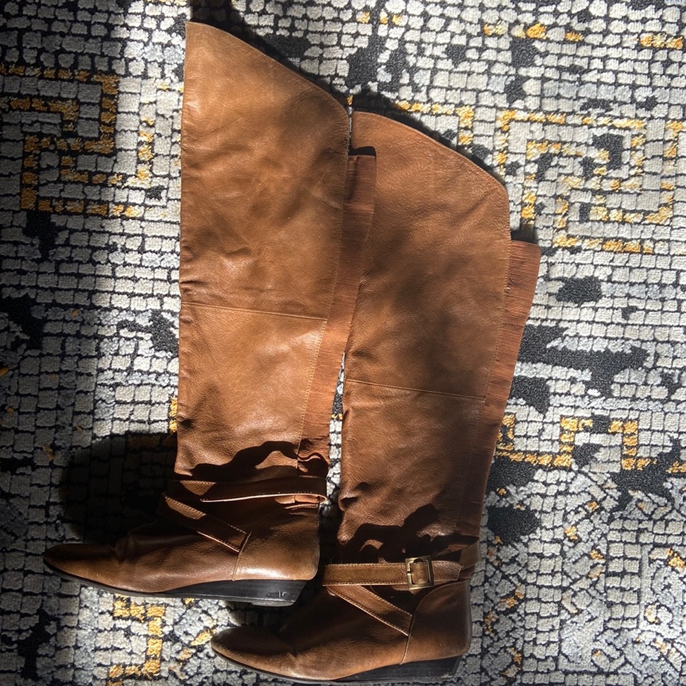 Chinese Laundry, over the knee boots.